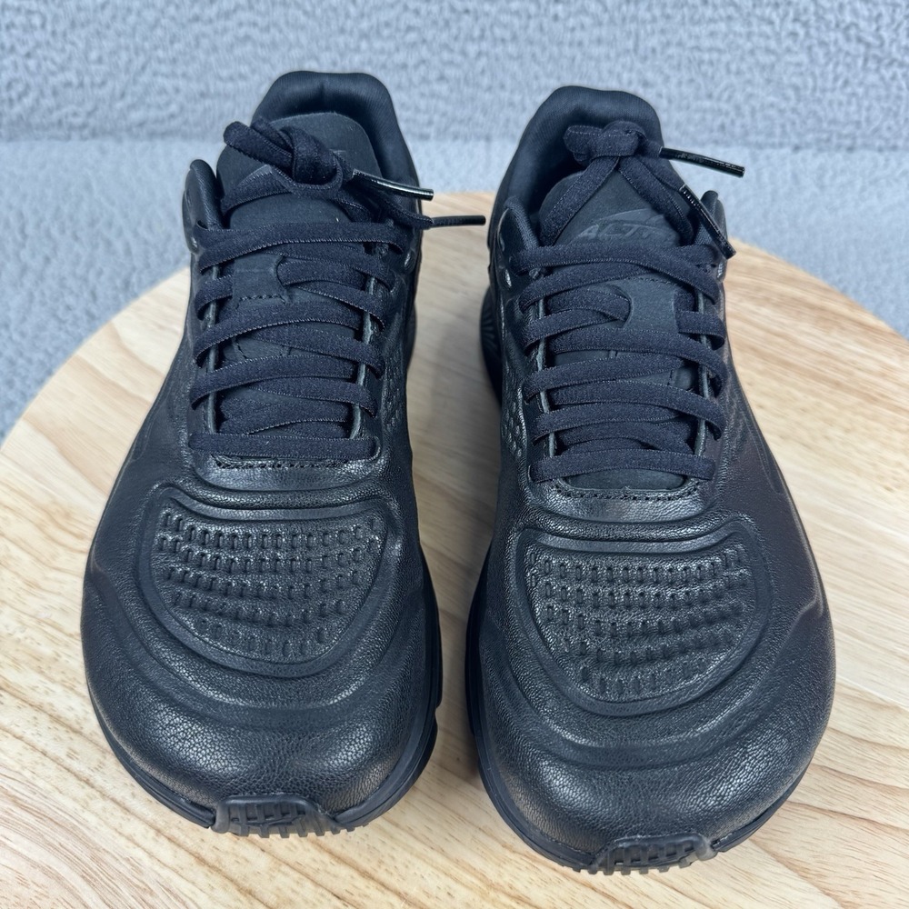 Altra Torin 5 Womens Size 7.5 Triple Black Leather Slip Resistant Shoes Work - Picture 4 of 15